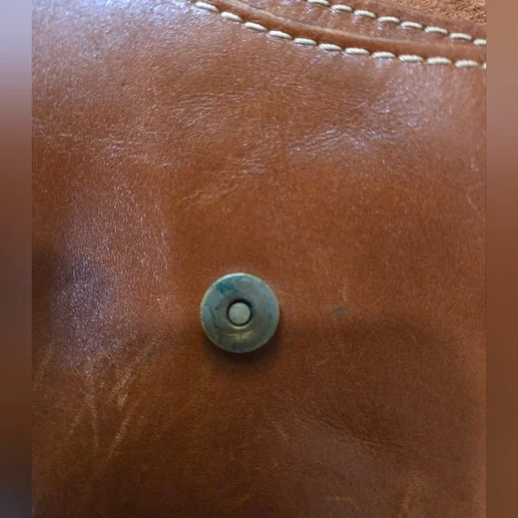 Patricia Nash• Torri leather brown crossbody bag w/ tooled floral pattern. - Picture 13 of 16